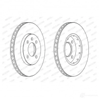 Тормозной диск FERODO DDF218 4 DDF2184-1 DDF2184 712877 - Изображение 2