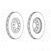 Тормозной диск FERODO Fiat Ducato (230) 1 Фургон 2.0 4x4 109 л.с. 1994 – 2002 DDF758-1 DDF7 58 ddf7581