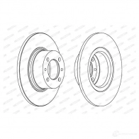 Тормозной диск FERODO DDF1365-1 21245590 ddf13651 D DF1365