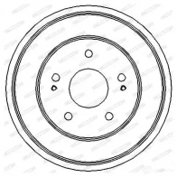 Тормозной барабан FERODO DO4S2 1193646372 FDR329063 FD R329063 - Изображение 4