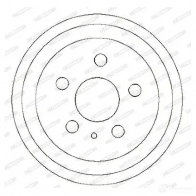 Тормозной барабан FERODO 10096 2 FDR329248 717230 329248B - Изображение 4