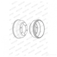 Тормозной барабан FERODO 329193B 10092 8 FDR329193 717210 - Изображение 5