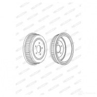 Тормозной барабан FERODO 717280 329346B 1 00770 FDR329346 - Изображение 5