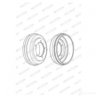 Тормозной барабан FERODO 1 00879 329258B 717236 FDR329258 - Изображение 5