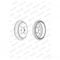 Тормозной барабан FERODO 329329B FDR329329 717271 10087 2 - Изображение 5