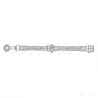 Тормозной шланг FERODO FHY2592 WQ0 4PKY 720062 4044197730230 - Изображение 2