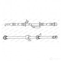 Тормозной шланг FERODO 4044197732821 720321 FHY2851 A2TG 4M