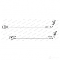 Тормозной шланг FERODO Toyota RAV4 (XA30) 3 Кроссовер 2.2 D 4WD (ALA30) 150 л.с. 2008 – 2013 R OA4Z FHY2848 4044197732791