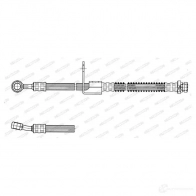 Тормозной шланг FERODO QA3 YBWT 4044197796908 Hyundai Accent (LC) 2 Хэтчбек 1.5 CRDi 82 л.с. 2002 – 2005 FHY3131