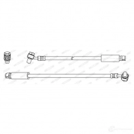 Тормозной шланг FERODO FHY2864 Opel Insignia (A) 1 Хэтчбек 2.0 Turbo 4x4 (68) 220 л.с. 2008 – 2017 4 EICJ 4044197732951