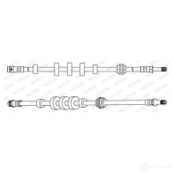 Тормозной шланг FERODO Audi A4 (B8) 4 Седан 1.8 Tfsi 160 л.с. 2007 – 2012 4044197731626 F6 A1L FHY2731