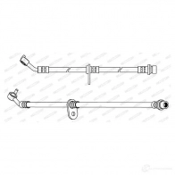 Тормозной шланг FERODO FHY2824 Honda Accord 8 (CW) Универсал 2.2 i DTEC (CW3) 180 л.с. 2008 – 2025 BYU MU 4044197732555