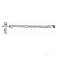 Тормозной шланг FERODO ZCZJ6F D FHY3178 Volkswagen Passat (B5) 3 Универсал 2.8 V6 Syncro/4motion 193 л.с. 1997 – 2000 4044197797370