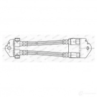 Тормозной шланг FERODO 720043 X X5OXVO 4044197540938 FHY2573 - Изображение 2