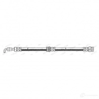 Тормозной шланг FERODO W Z235C 719942 FHY2449 4044197381739