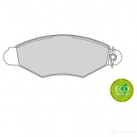 Тормозные колодки дисковые, комплект FERODO 21981 715933 219 80 FDB1135 - Изображение 6