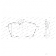 Тормозные колодки дисковые, комплект FERODO 716171 24DTM 2 4077 FDB1593 - Изображение 7