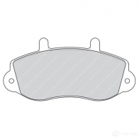 Тормозные колодки дисковые, комплект FERODO 233 02 721621 FDB1292 FVR1292 - Изображение 2