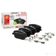Тормозные колодки дисковые, комплект FERODO 716039 FDB1419 2358 1 ID072 - Изображение 2