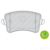 Тормозные колодки дисковые, комплект FERODO FEPFS 716636 FDB4190 246 06 - Изображение 3