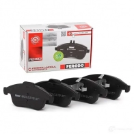 Тормозные колодки дисковые, комплект FERODO FDB4181 24 710 716626 24826 - Изображение 2
