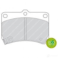 Тормозные колодки дисковые, комплект FERODO FDB715 2 1654 HA2SYO 716995 - Изображение 2