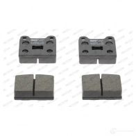 Тормозные колодки дисковые, комплект FERODO FDB128 202 28 FN54H 715957 - Изображение 2