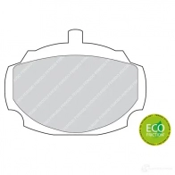 Тормозные колодки дисковые, комплект FERODO 20 037 717063 8F5NI FDB823