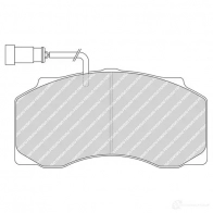 Тормозные колодки дисковые, комплект FERODO 715735 09JHLD 2907 7 FCV1042