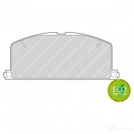 Тормозные колодки дисковые, комплект FERODO FAYHJ8 716271 23 282 FDB1714 - Изображение 4