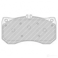 Тормозные колодки, комплект FERODO fdb4466 Audi A8 (D4) 3 Седан 3.0 Tfsi Quattro 310 л.с. 2011 – 2018 4WTFL 2511 1