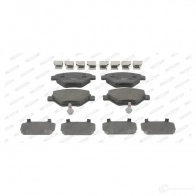 Тормозные колодки дисковые, комплект FERODO 23 934 716030 HZGTM0T FDB1409 - Изображение 2