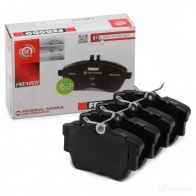Тормозные колодки дисковые, комплект FERODO 2 3980 FDB1516 721650 FVR1516 - Изображение 2