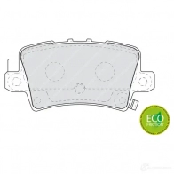 Тормозные колодки дисковые, комплект FERODO FDB1862 716351 2408 6 J28YD - Изображение 7
