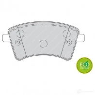 Тормозные колодки дисковые, комплект FERODO U112YAQ 24 693 716685 FDB4256 - Изображение 2