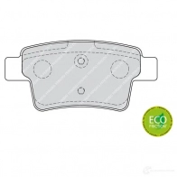 Тормозные колодки дисковые, комплект FERODO FDB1973 24 540 716423 VADZ1 - Изображение 5