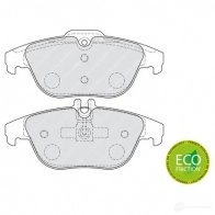 Тормозные колодки дисковые, комплект FERODO 24254 242 53 716658 FDB4220 - Изображение 3