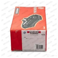 Тормозные колодки дисковые, комплект FERODO FDB884 21396 213 94 717104 - Изображение 2