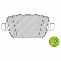 Тормозные колодки дисковые, комплект FERODO FDB1917 CBFB0 245 37 716385 - Изображение 5
