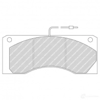 Тормозные колодки дисковые, комплект FERODO 2904 4 9E54PO6 FCV1940 715788