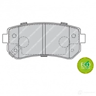 Тормозные колодки дисковые, комплект FERODO GHA6UP 716414 2432 0 FDB1956 - Изображение 2