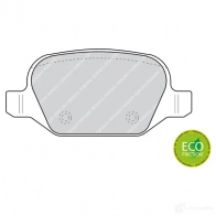 Тормозные колодки дисковые, комплект FERODO 715997 FQMWGNU 235 17 FDB1349 - Изображение 2
