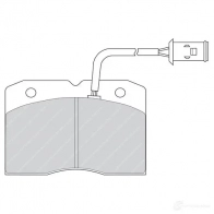 Тормозные колодки дисковые, комплект FERODO FVR655 FDB655 2 9041 721732 - Изображение 2