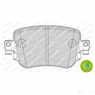 Тормозные колодки дисковые, комплект FERODO 716806 FDB4485 25110 251 09 - Изображение 2