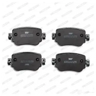 Тормозные колодки дисковые, комплект FERODO 716806 FDB4485 25110 251 09 - Изображение 7