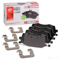 Тормозные колодки дисковые, комплект FERODO 24 317 716413 FDB1955 NXTEFZ - Изображение 2
