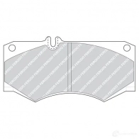 Тормозные колодки дисковые, комплект FERODO 6J2QF1L 297 84 FVR239 721685 - Изображение 2