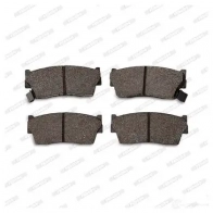 Тормозные колодки дисковые, комплект FERODO FDB712 21 500 21501 716993 - Изображение 7
