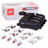 Тормозные колодки дисковые, комплект FERODO 716191 FDB1613 H3JKO5 24 192 - Изображение 2