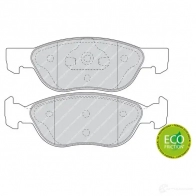 Тормозные колодки дисковые, комплект FERODO 716223 2 1927 FDB1651 21928 - Изображение 2
